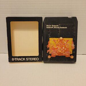 Vintage 1974 Collectible Black Sabbath "Sabbath, Bloody Sabbath" 8-Track Tape